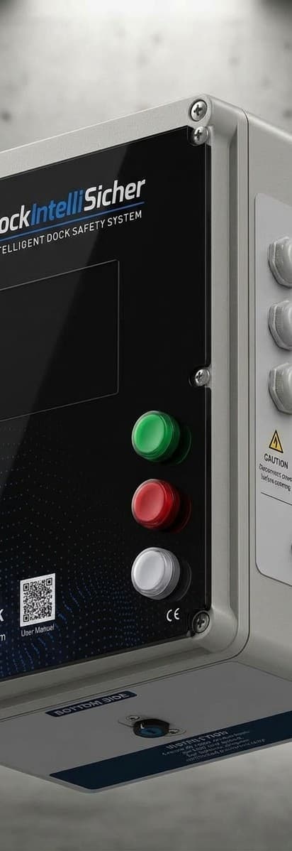 DockIntelliSicher controller front panel with status lights